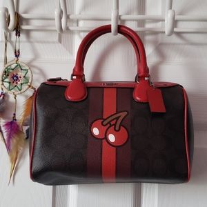 Coach Small Cherry Satchel